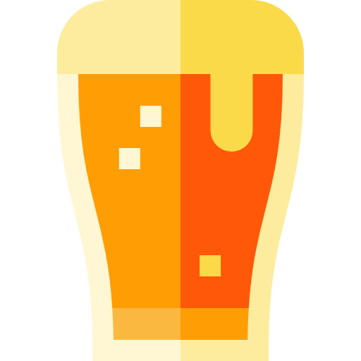 cerveza Basic Straight Flat icono