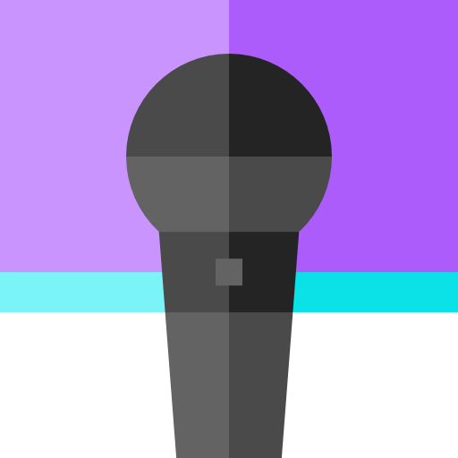 karaoke Basic Straight Flat icono