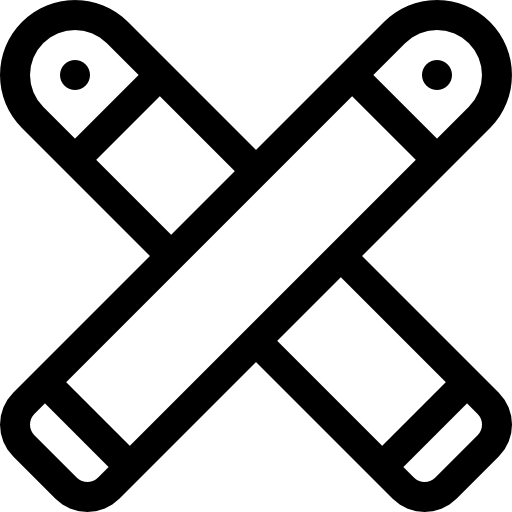 palos Basic Straight Lineal icono