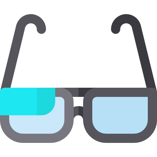 Ar glasses Basic Rounded Flat icon