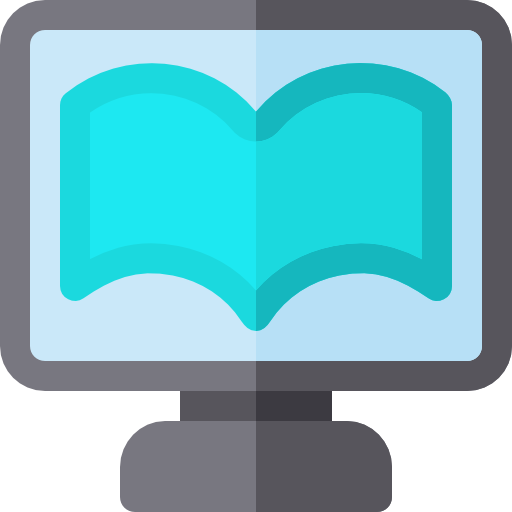 Ebook Basic Rounded Flat icon