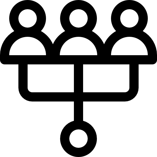 모임 Basic Rounded Lineal icon