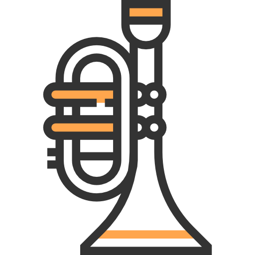 trompeta Meticulous Yellow shadow icono