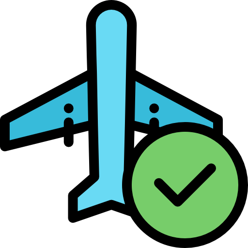 Flight Detailed Rounded Lineal color icon