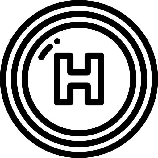 ヘリポート Detailed Rounded Lineal icon