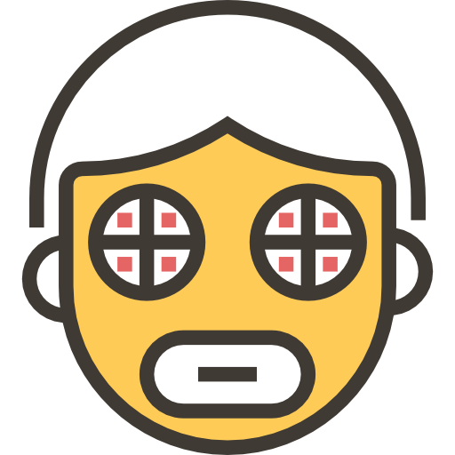 Face mask Meticulous Yellow shadow icon