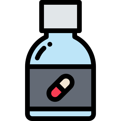 medizin Detailed Rounded Lineal color icon