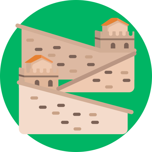 la gran muralla china Generic Circular icono