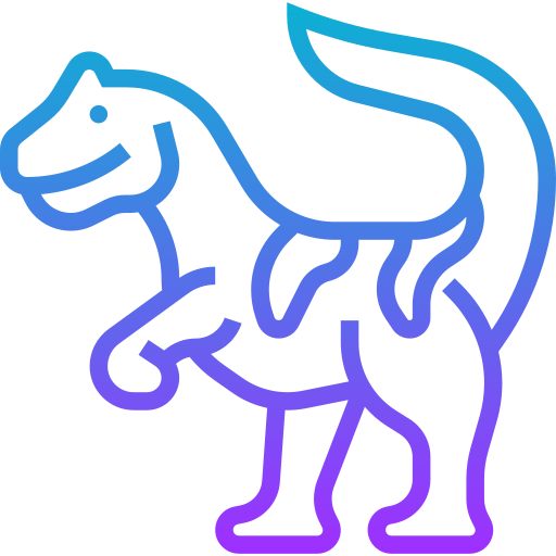 tyrannosaurus Meticulous Gradient icon
