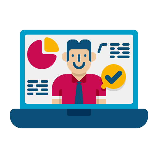 Background check Flaticons Flat icon