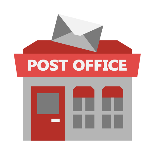 ufficio postale Generic Flat icona