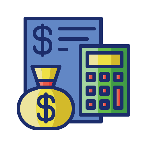 budget Flaticons Lineal Color icon