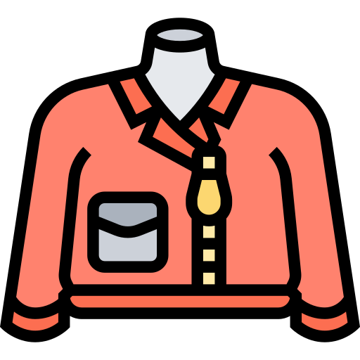 chaqueta de cuero Meticulous Lineal Color icono