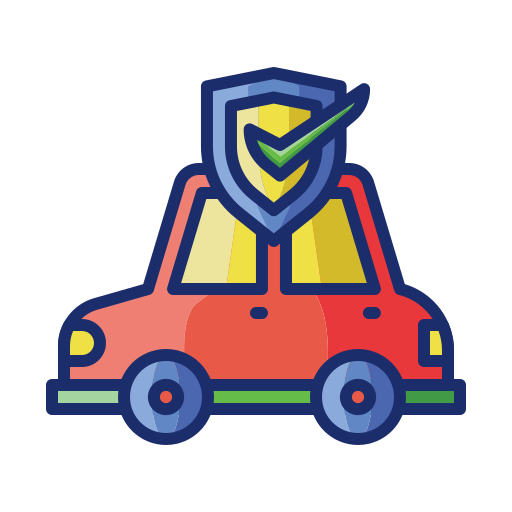 自動車保険 Flaticons Lineal Color icon