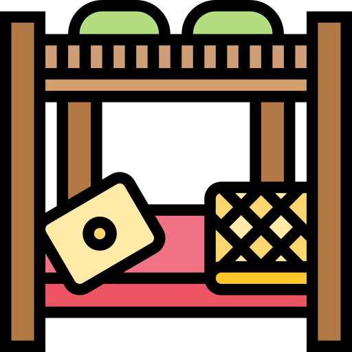 Bunk bed Meticulous Lineal Color icon