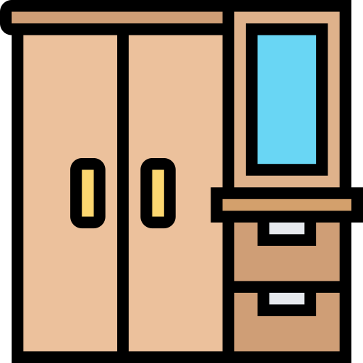 Cupboard Meticulous Lineal Color icon