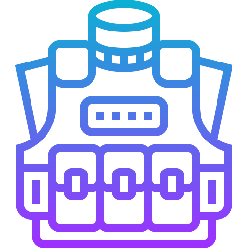 방탄 조끼 Meticulous Gradient icon