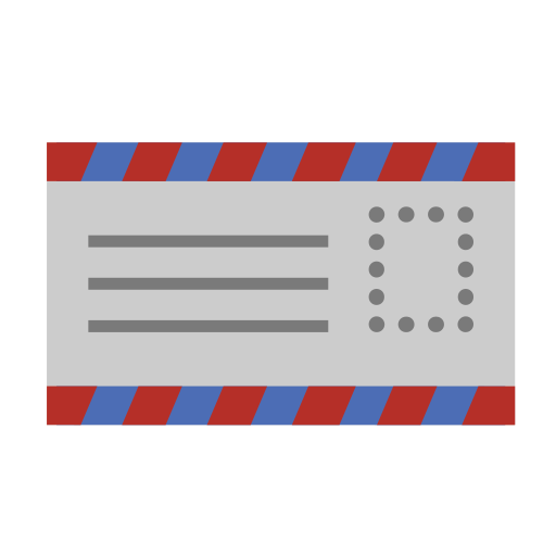 Envelope front Generic Flat icon