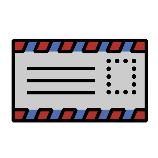 busta anteriore Generic Outline Color icona