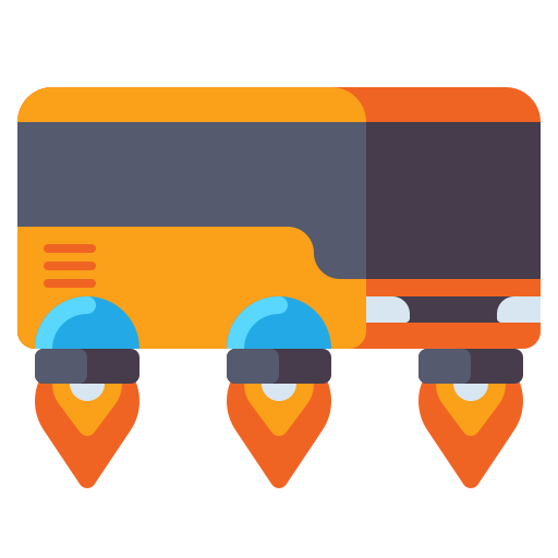 autobus Flaticons Flat icona