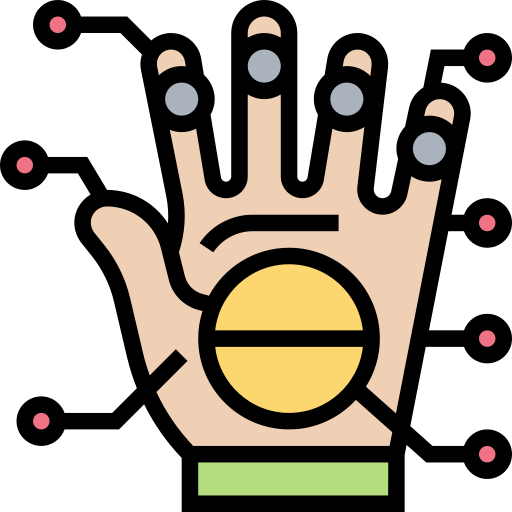 finger Meticulous Lineal Color icon