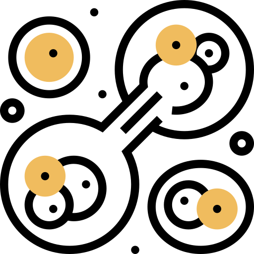 세포 분열 Meticulous Yellow shadow icon