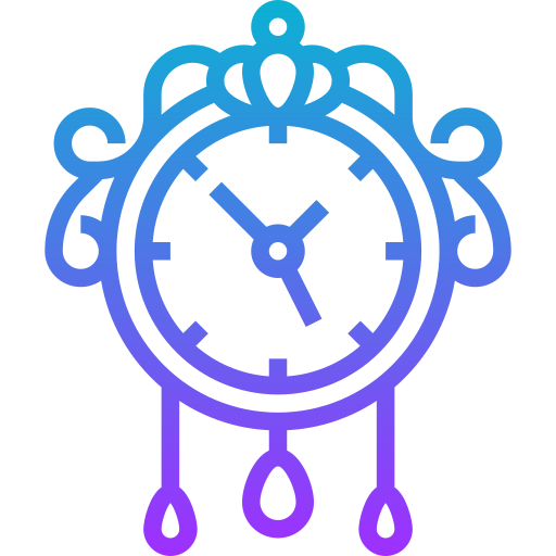 Clock Meticulous Gradient icon
