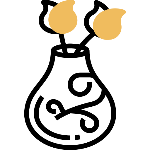 꽃병 Meticulous Yellow shadow icon