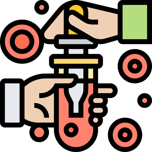 Blood test Meticulous Lineal Color icon