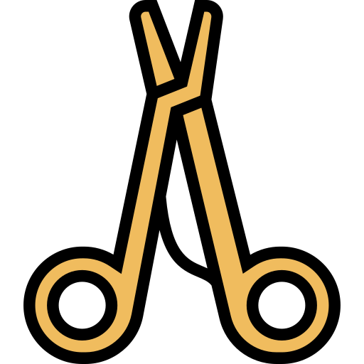 Clip applicator Meticulous Yellow shadow icon