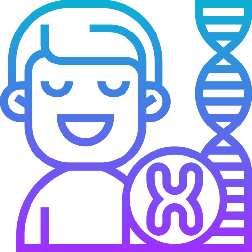 chromosom Meticulous Gradient ikona