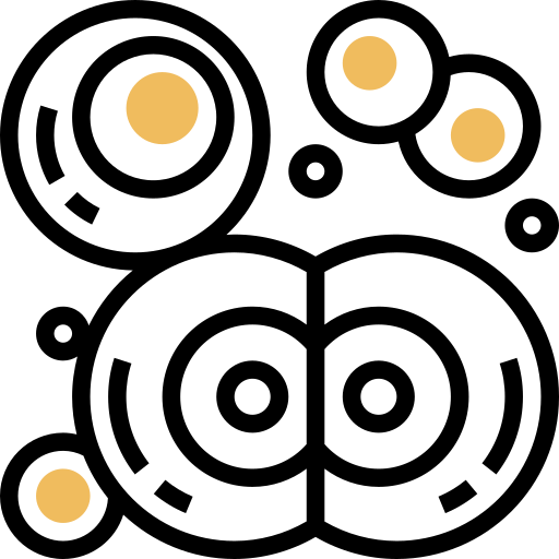 división celular Meticulous Yellow shadow icono