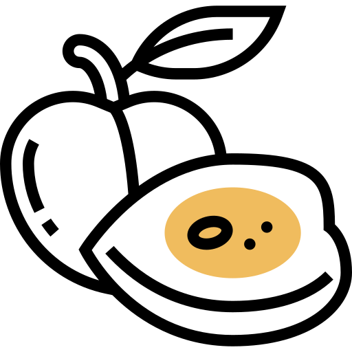 abrikoos Meticulous Yellow shadow icoon