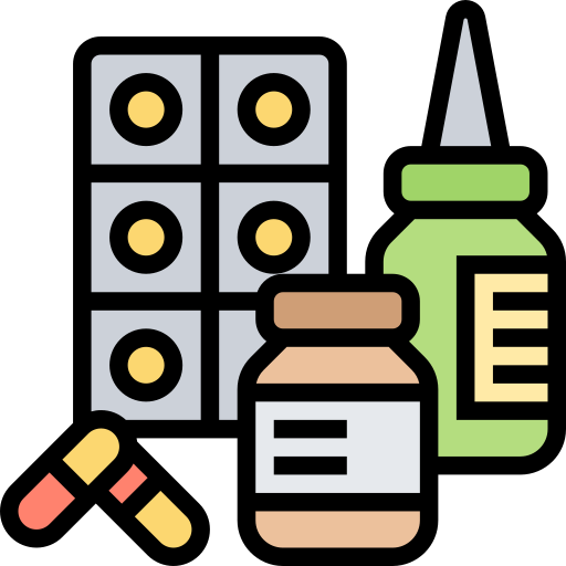 medicamento Meticulous Lineal Color icono