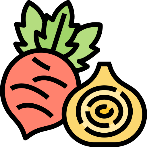 Beetroot Meticulous Lineal Color icon