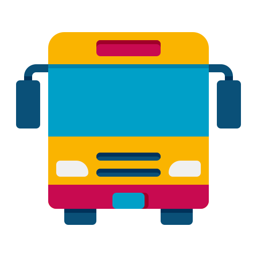 autobus Flaticons Flat icona