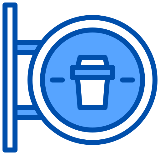 Coffee shop xnimrodx Blue icon