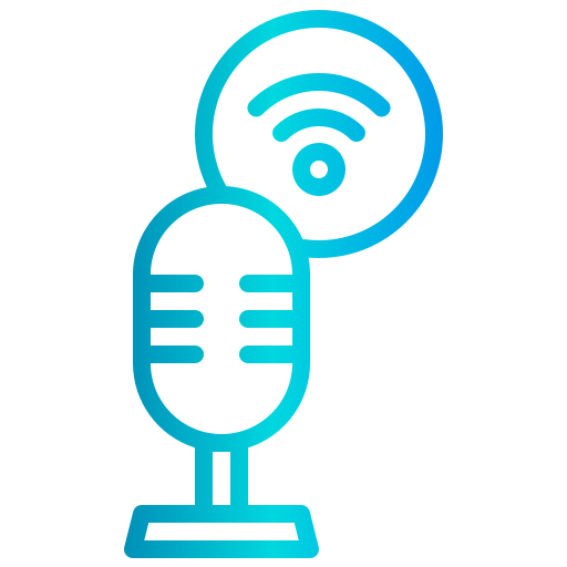 microfono xnimrodx Lineal Gradient icona