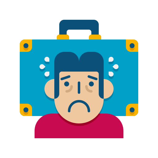 Anxiety Flaticons Flat icon