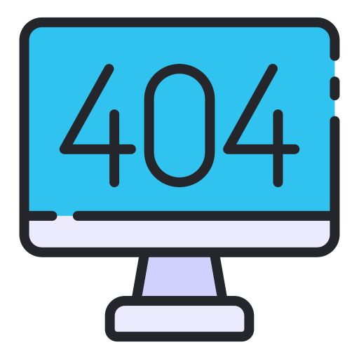 error 404 Good Ware Lineal Color icono