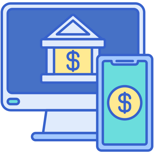 online-banking Flaticons Lineal Color icon
