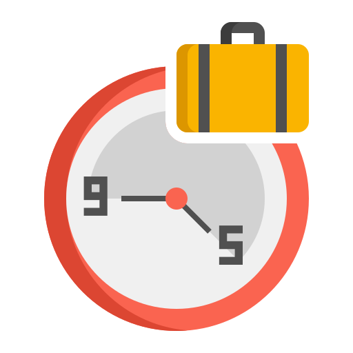 Work time Flaticons Flat icon