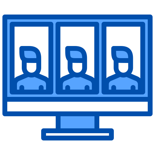 Video call xnimrodx Blue icon