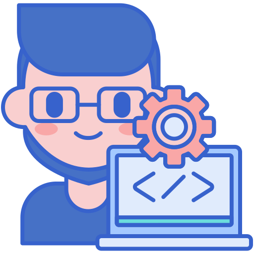 Software developer Flaticons Lineal Color icon