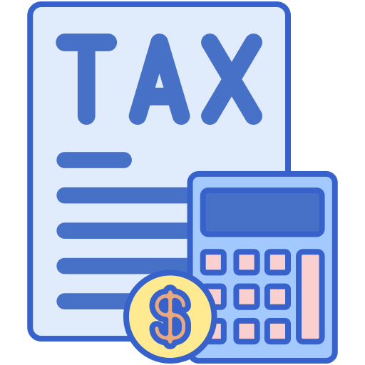 税 Flaticons Lineal Color icon