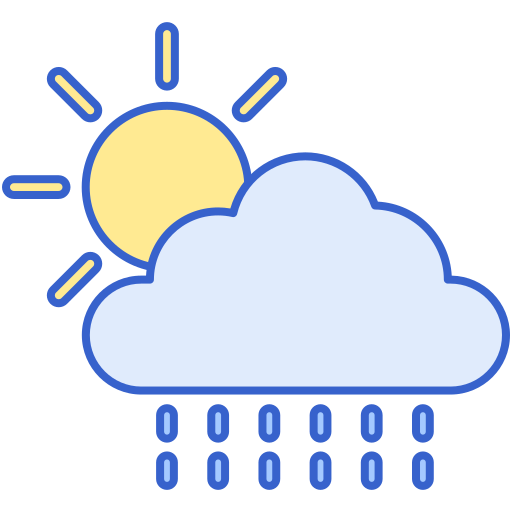 Weather Flaticons Lineal Color icon