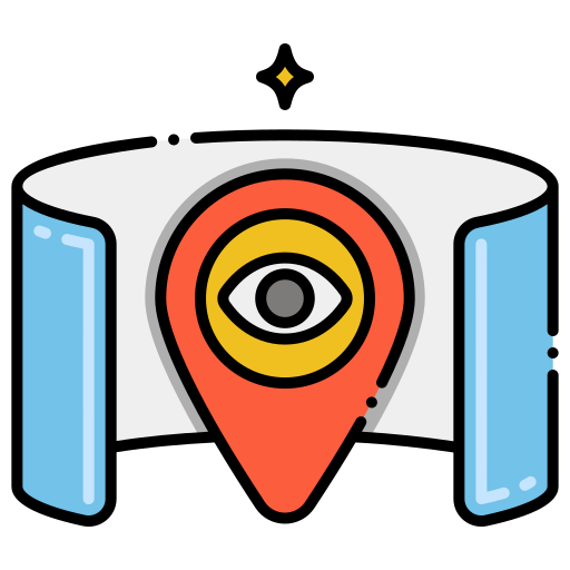 Virtual tour Flaticons Flat Circular icon