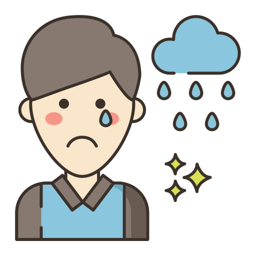 Depressed Flaticons Lineal Color icon