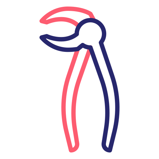 Forceps Generic Outline Color icon