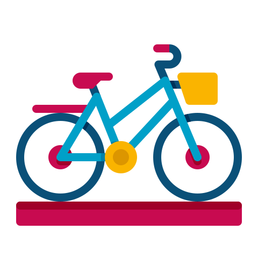 bicicleta Flaticons Flat icono